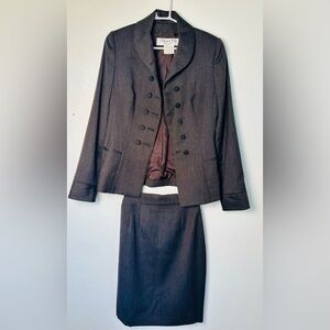 Vintage Christian Dior skirt suit, late 90s/ early 2000s.